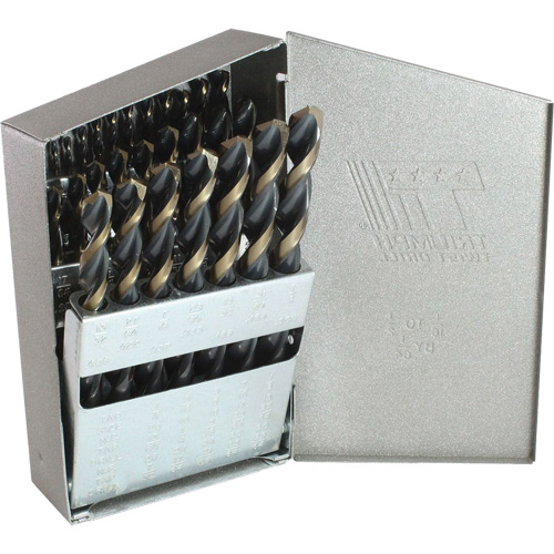 Triumph&reg; MRO Plus&reg; Jobber Length Drill Bit Set, 29 Pieces, High Speed Steel Southpoint Industrial Supply