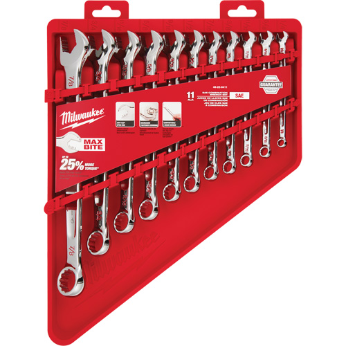 SAE Wrench Set, Combination, 11 Pieces, Imperial Southpoint Industrial Supply