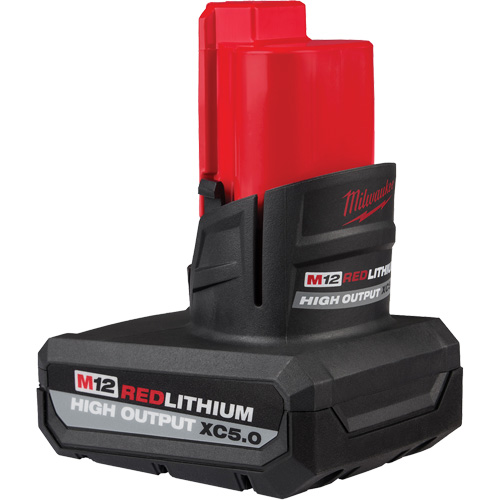 M12 Redlithium High Output XC5.0 Battery Pack, Lithium-Ion, 12 V, 5 Ah Southpoint Industrial Supply