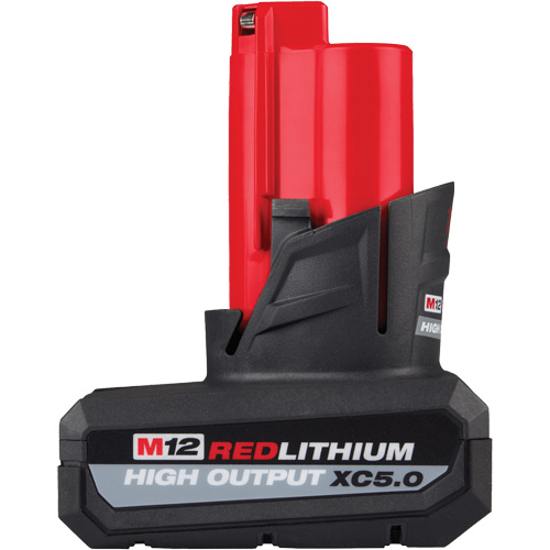 M12 Redlithium High Output XC5.0 Battery Pack, Lithium-Ion, 12 V, 5 Ah Southpoint Industrial Supply