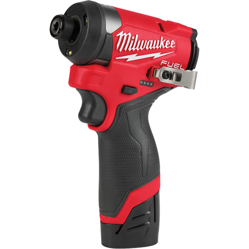 M12 Fuel Hex Impact Driver Kit, 1/4", 1500 in-lbs Max. Torque, 12 V, Lithium-Ion Southpoint Industrial Supply