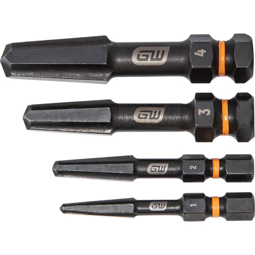 Bolt Biter Screw Extractor Set, High Speed Steel, 4 Pieces Southpoint Industrial Supply