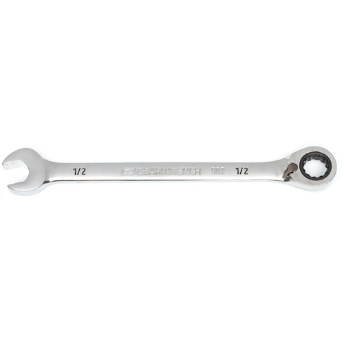 Cl&eacute; &agrave; cliquets r&eacute;versible &agrave; 90 dents, 12 pans, 1/2", Fini Chrome/Poli Southpoint Industrial Supply