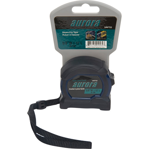 Tape Measure, 5/8" x 12', Imperial & Metric Graduations Southpoint Industrial Supply