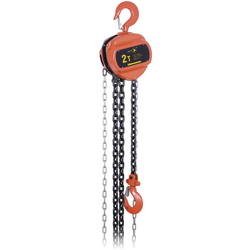 VCH Series Chain Hoist, 10' Lift, 4400 lbs. (2 tons) Capacity, Heat-Treated Alloy Steel Chain Southpoint Industrial Supply