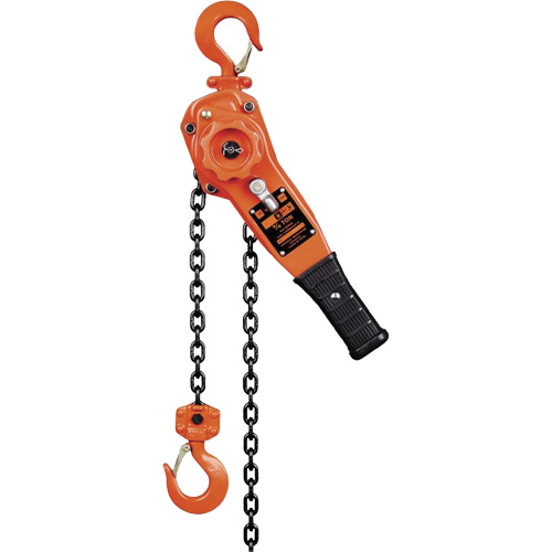 KLP-75L-5 KLP Series Lever Chain Hoists, 5' Lift, 1500 lbs. (0.75 tons) Capacity, Steel Chain Southpoint Industrial Supply