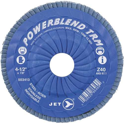Disques &agrave; lamelles ajustables, 5" x Type 29, Grain Z80, Zirconium Southpoint Industrial Supply