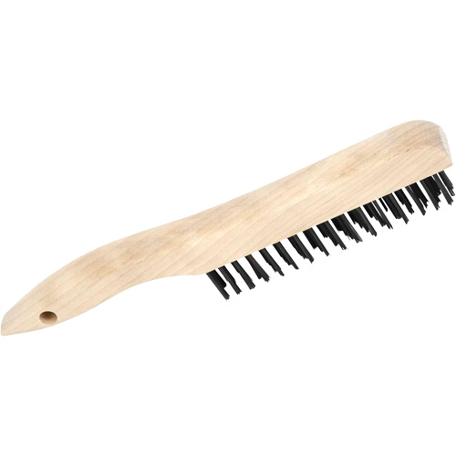 4SH Brosse &agrave; r&eacute;curer manuelle, Acier au carbone, 4 x 16 rangs de fils, Longueur 10" Southpoint Industrial Supply