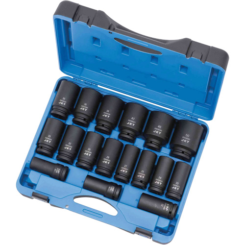 PS1734DM Socket Set, 17 Pcs, Impact, 3/4" Drive Size, Deep Southpoint Industrial Supply