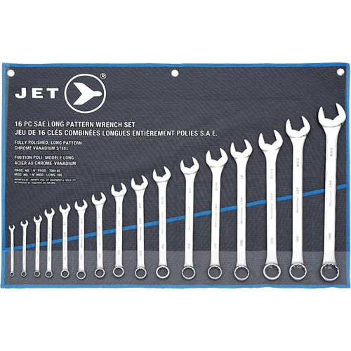 LCWS-16S Jeux de cl&eacute;s combin&eacute;es longues, Combinaison, 16 morceaux, Imp&eacute;rial Southpoint Industrial Supply