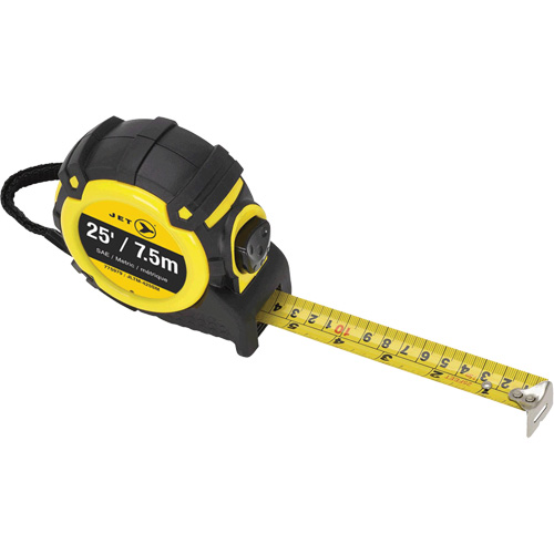 JLTM-425SM Ruban &agrave; mesurer, 1" x 25', Marques de goujon M&eacute;trique & imp&eacute;rial Southpoint Industrial Supply