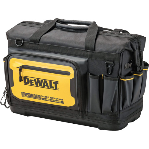 20” PRO Open Mouth Tool Bag, 33 Pockets, Black/Yellow Southpoint Industrial Supply