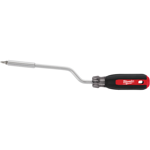 2-in-1 Rotating Multi-Bit Screwdriver, 10-1/10" L, Cushion Grip Handle Southpoint Industrial Supply