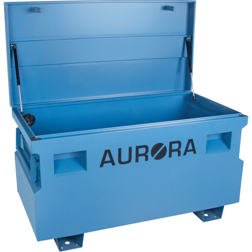 Jobsite Tool Box, 48" x 24" x 27-3/5", Steel, Blue Southpoint Industrial Supply