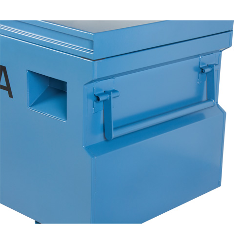 Jobsite Tool Box, 48" x 24" x 27-3/5", Steel, Blue Southpoint Industrial Supply