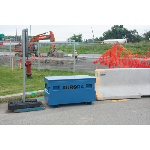 Jobsite Tool Box, 48" x 24" x 27-3/5", Steel, Blue Southpoint Industrial Supply