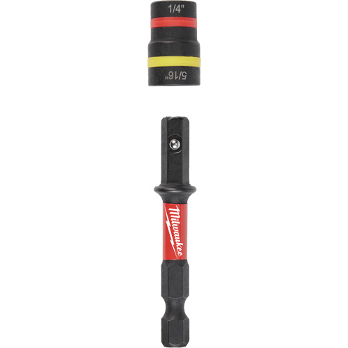 Shockwave Impact Duty Quik-Clear 2-in-1 Nut Drivers, 5/16"/1/4" Drive, 2-1/4" L, Magnetic Southpoint Industrial Supply