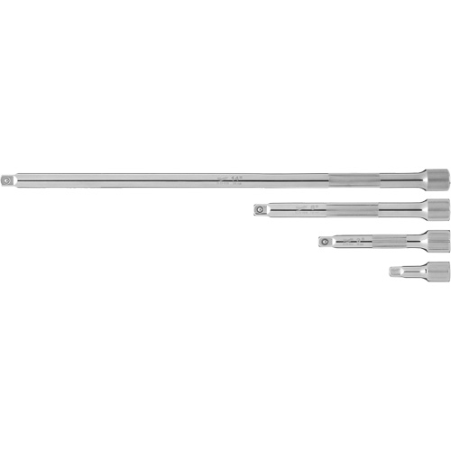 Jeu de rallonges prise, Prise de 1/4", Fini Chrome, 4 Mcx Southpoint Industrial Supply