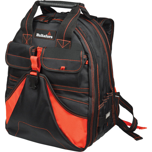 Deluxe Tool Backpack, Black/Red, Ballistic/Polyester Southpoint Industrial Supply