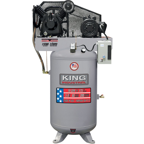 2-Stage Air Compressor, 80 Gal. (96 US Gal) Southpoint Industrial Supply