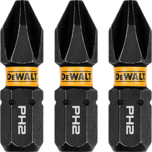 3-Piece FLEXTORQ&reg; Impact Screwdriving Bits, Phillips, #2, 1/4" Drive Southpoint Industrial Supply