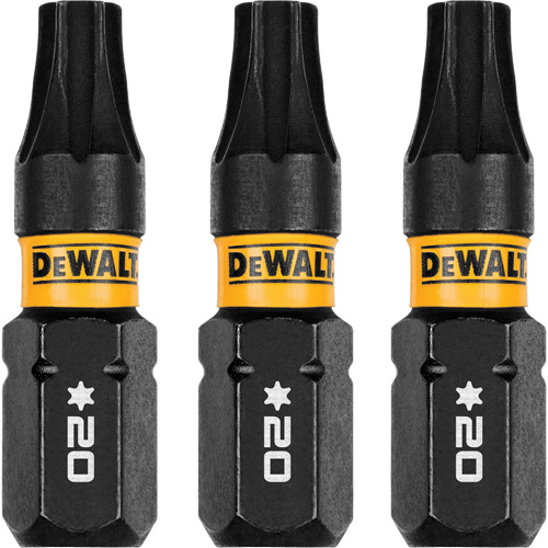 3-Piece FLEXTORQ&reg; Impact Screwdriving Bits, Torx, T-20, 1/4" Drive Southpoint Industrial Supply