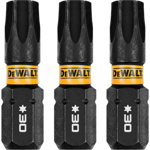3-Piece FLEXTORQ&reg; Impact Screwdriving Bits, Torx, T-30, 1/4" Drive Southpoint Industrial Supply