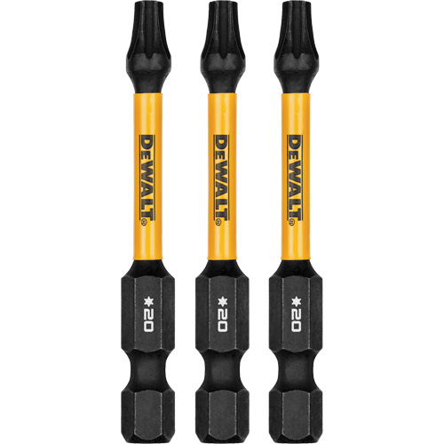 Forets pour tournevis &agrave; chocs FLEXTORQ 3 mcx, Torx, T-20, Prise 1/4" Southpoint Industrial Supply