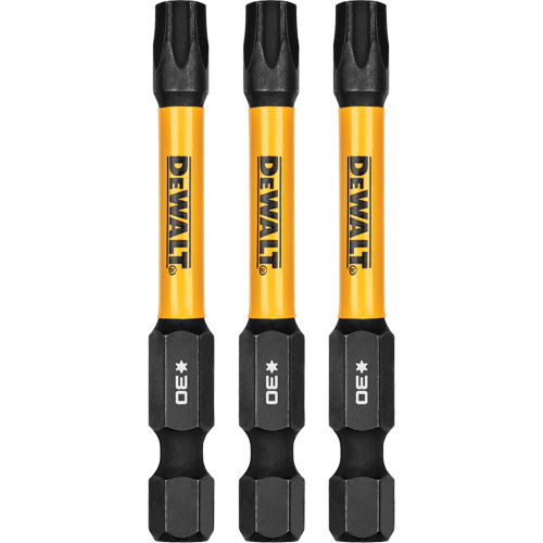 Forets pour tournevis &agrave; chocs FLEXTORQ 3 mcx, Torx, T-30, Prise 1/4" Southpoint Industrial Supply