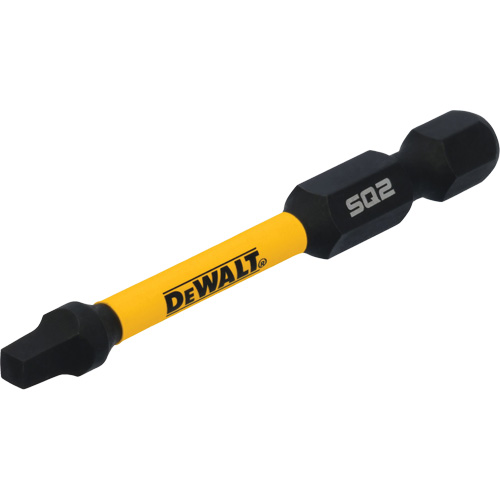 Jeu de forets de vissage Tic-Tac pr&ecirc;t &agrave; l'impact 15 mcx, Carr&eacute;e, Embout #2, Prise 1/4", Longueur 2" Southpoint Industrial Supply