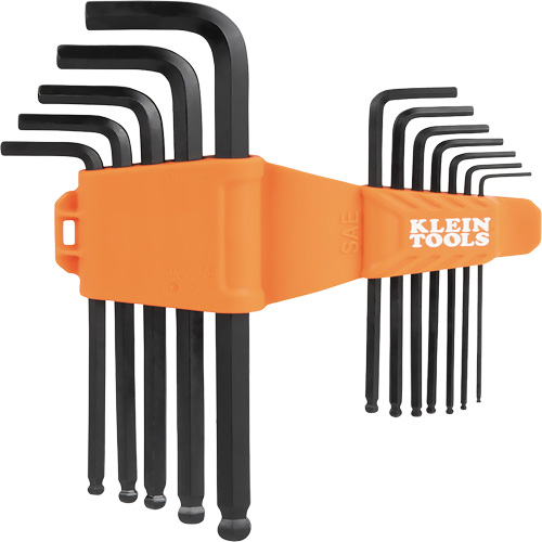 L-Style Ball-End Hex Key Wrench Set, 12 Pcs., Imperial Southpoint Industrial Supply
