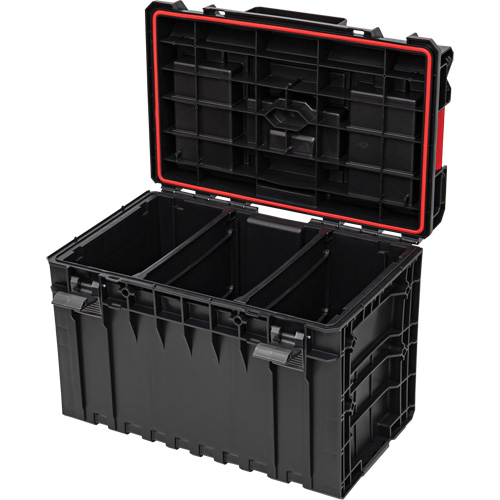 Arx Large Toolbox, 23" x 15-1/5" x 16-1/2", Black Southpoint Industrial Supply