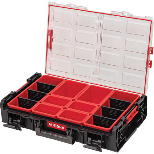 Organisateur tr&egrave;s-grand avec bacs courts Arx, 23" x 15-1/5" x 5", Noir Southpoint Industrial Supply