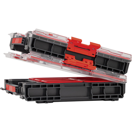 Organisateur moyen avec bacs Arx, 10-3/10" x 14-3/10" x 3", Noir Southpoint Industrial Supply