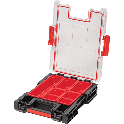 Organisateur moyen avec bacs Arx, 10-3/10" x 14-3/10" x 3", Noir Southpoint Industrial Supply