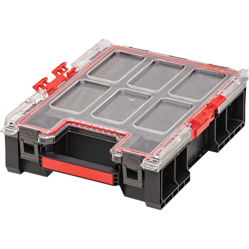 Arx Medium Tall Organizer with Multilayer Foam Inserts, 10-2/5" x 14-3/10" x 4-1/5", Black Southpoint Industrial Supply