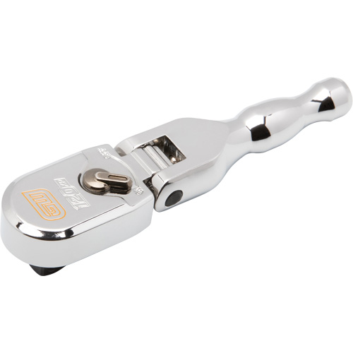 120XP Full Polish Chrome Stubby Flex Head Teardrop Ratchet Southpoint Industrial Supply