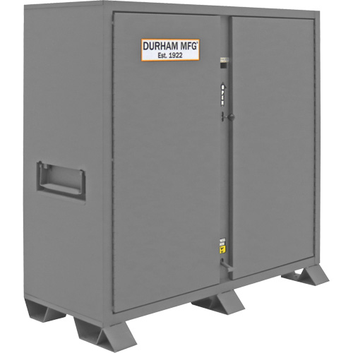 Jobsite Storage Cabinet, Steel, 47.5 Cubic Feet, Grey Southpoint Industrial Supply