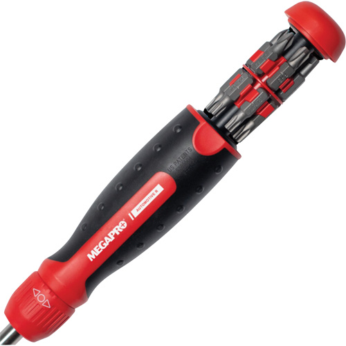 13-in-1 Automotive Ratcheting Multi-Bit Screwdriver, Cushion Grip Handle Southpoint Industrial Supply