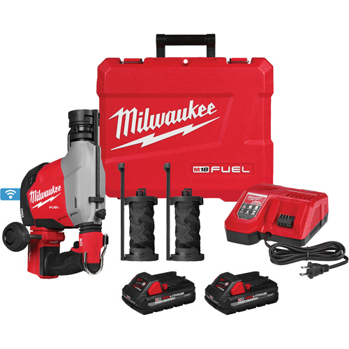 Marteau rotatif &agrave; la verticale FUEL avec extracteur de poussi&egrave;re int&eacute;gr&eacute;, 18 V, 5/8", 1310 tr/min Southpoint Industrial Supply