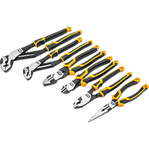 PITBULL Dual Material Mixed Plier Set, 6 Pieces Southpoint Industrial Supply