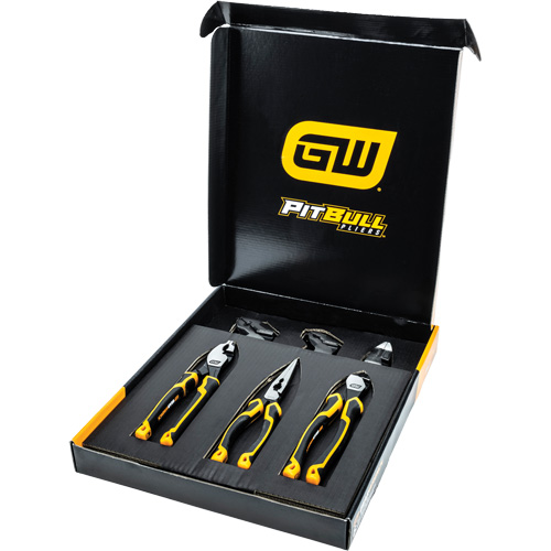 PITBULL Dual Material Mixed Plier Set, 6 Pieces Southpoint Industrial Supply