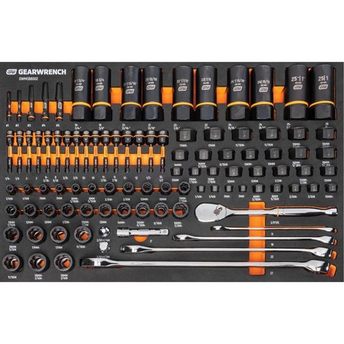Jeu d'outils pour m&eacute;canicien Bolt Biter dans un plateau de rangement en mousse 97 mcx Southpoint Industrial Supply
