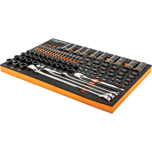 Jeu d'outils pour m&eacute;canicien Bolt Biter dans un plateau de rangement en mousse 97 mcx Southpoint Industrial Supply