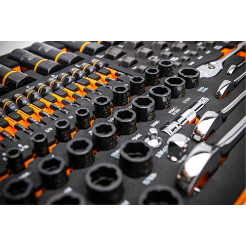 Jeu d'outils pour m&eacute;canicien Bolt Biter dans un plateau de rangement en mousse 97 mcx Southpoint Industrial Supply