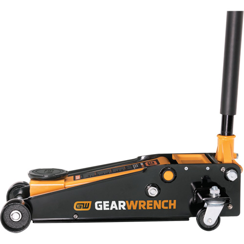 Heavy-Duty Floor Jack, 3 Ton(s) Capacity, 5-1/4" Lowered, 18-1/4" Raised, Manual Hydraulic Southpoint Industrial Supply