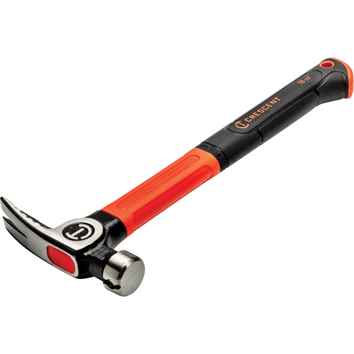 Marteau d'usage g&eacute;n&eacute;ral, 16 oz, Prise en Fibre de verre/Coussin&eacute;e, 14" lo Southpoint Industrial Supply