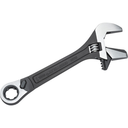 11-Piece Pass-Thru X6 Adjustable Wrench & Spline Socket Set, 13" L, 2-27/50" Max Width, Black Phosphate Southpoint Industrial Supply