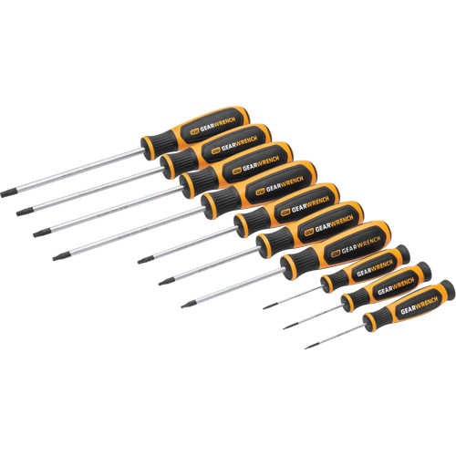 Jeu de tournevis bimat&eacute;riau Torx dans un plateau de rangement en mousse, 10 mcx Southpoint Industrial Supply