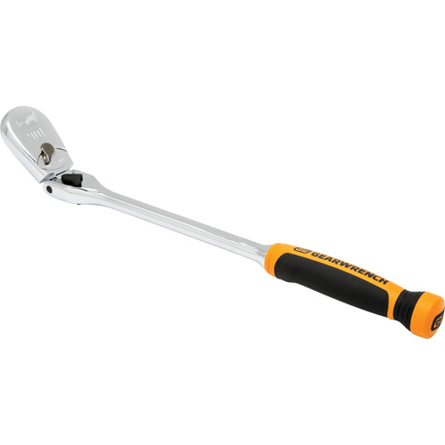 90-Tooth Dual Material Locking Flex Head Teardrop Ratchet Southpoint Industrial Supply